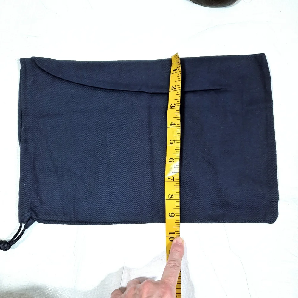 Ralph Lauren Navy Blue Dust Cover Cotton Drawstring Pouch Bag
